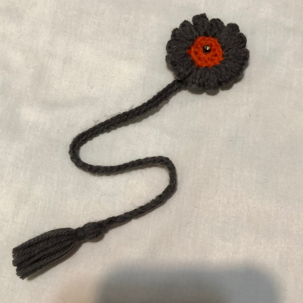 Flower Bookmark handmade crochet